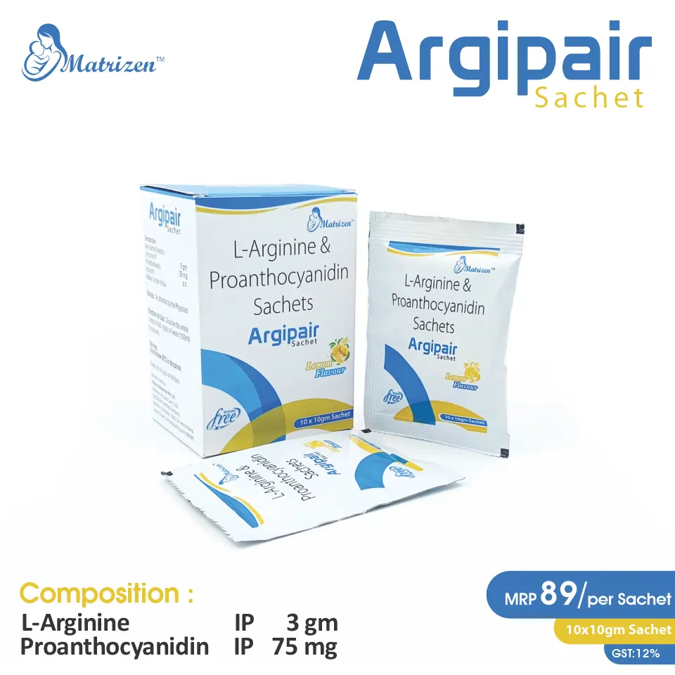 L-Arginine + Proanthocyanidin  Sachet at the best price in PCD Pharma Franchise for Nutritional Supplement, and Antioxidant Support.
